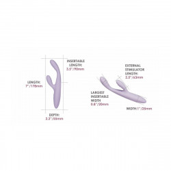 Vibrador Doble Estimulación Svakom Lila