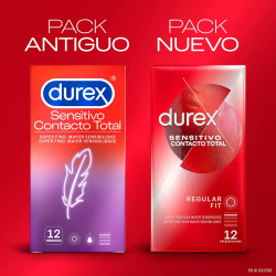 Preservativos Durex Sensitivo Contacto Total 12 Unidades