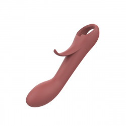 Vibrador Doble Estimulación Nude Marrón