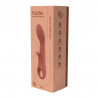 Vibrador Doble Estimulación Nude Marrón