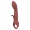 Vibrador Doble Estimulación Nude Marrón
