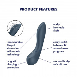 Vibrador Punto G Satisfyer Azul oscuro