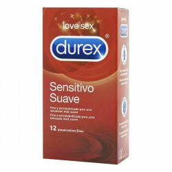 Preservativos Durex Sensitivo Suave Ø 5,6 cm (12 uds)