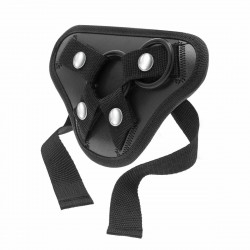 Consolador con arnés S Pleasures Rojo/Negro