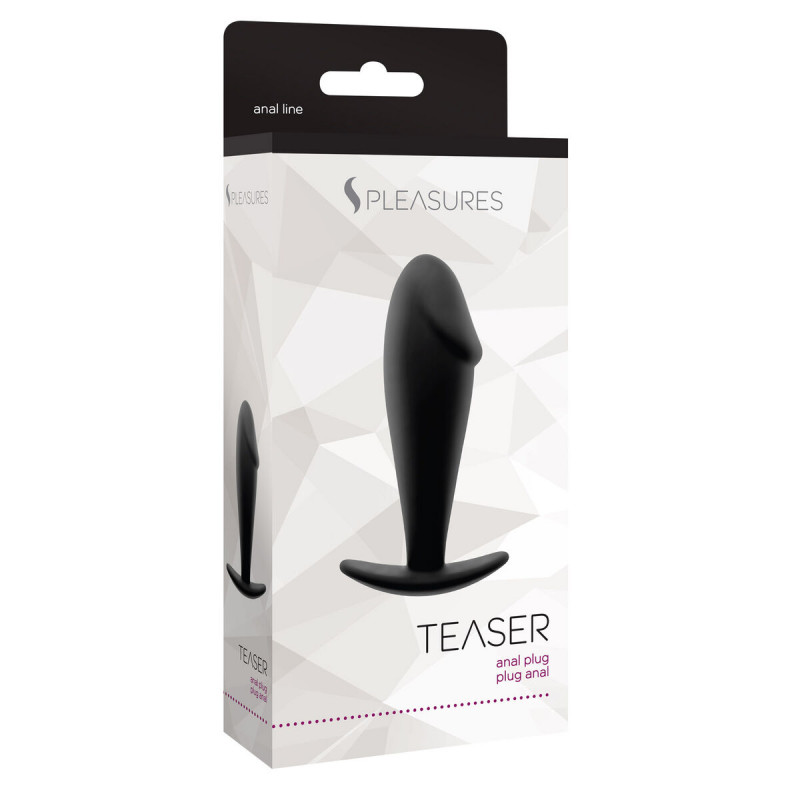 Plug Anal S Pleasures Teaser Negro (9 cm)