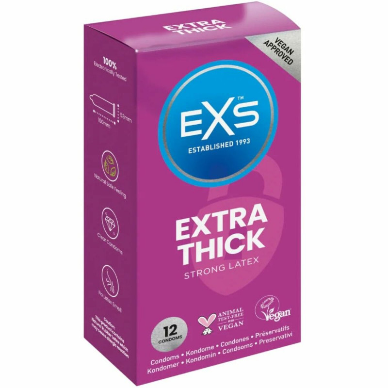Preservativos EXS Extra Thick 12 Unidades