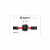 Mordaza Sportsheets BDSM Negro Negro/Rojo