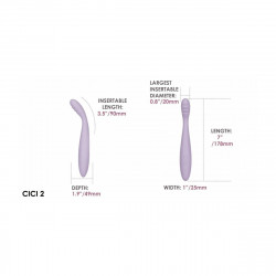 Vibrador Punto G Svakom Lila