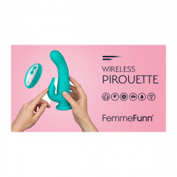 Vibrador Doble Estimulación FemmeFunn Pirouette Turquesa