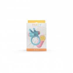 Anillo para el Pene Party Color Toys Azul Silicona