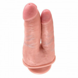 Consolador de Doble Penetración King Cock 12535 Natural