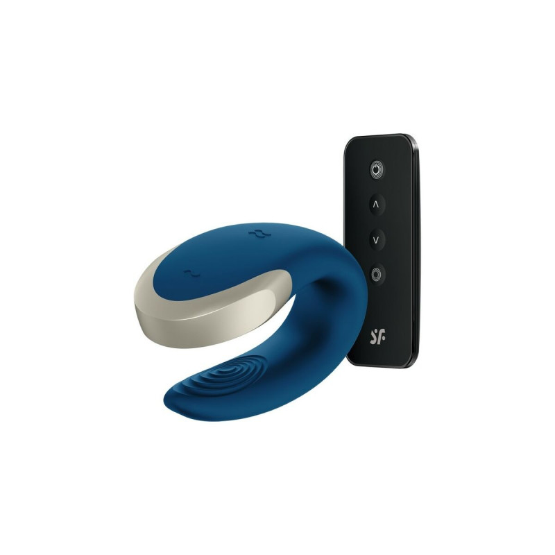 Vibrador para Parejas Satisfyer Double Love Azul