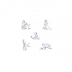 Vibrador Strap-on-me 6017401 Azul L