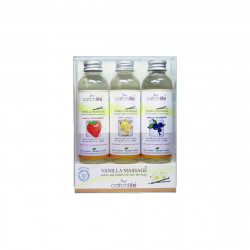 Lubricante Nature Body Vanilla 3 x 75 ml Fresa Arándanos