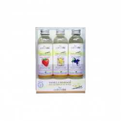 Lubricante Nature Body Vanilla 3 x 75 ml Fresa Arándanos