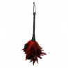 Plumas Eróticas Pipedream Negro Rojo