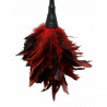 Plumas Eróticas Pipedream Negro Rojo