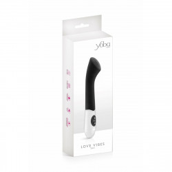 Vibrador de Punto G Yoba Negro Silicona