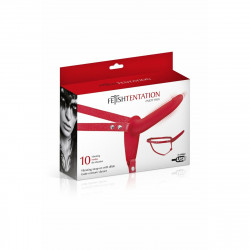 Consolador con arnés Fetish Tentation Rojo Silicona