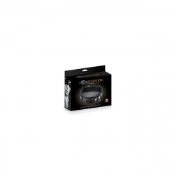 Collar con Cadena de Sujeción para Bondage Fetish Tentation Negro Rojo