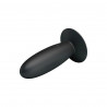 Plug Vibrador Anal Pretty Love Silicona Ventosa Negro